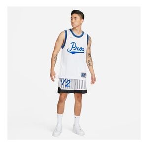 Nike Men Dri-Fit Lil Penny 1/2 Cent Basketball Jersey White DA5991-100 Size M